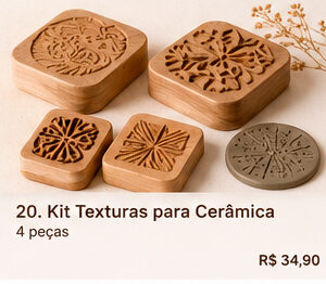 Massa Cerâmica Branca 1kg