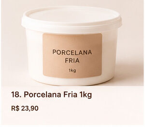 Porcelana Fria Premium 1kg